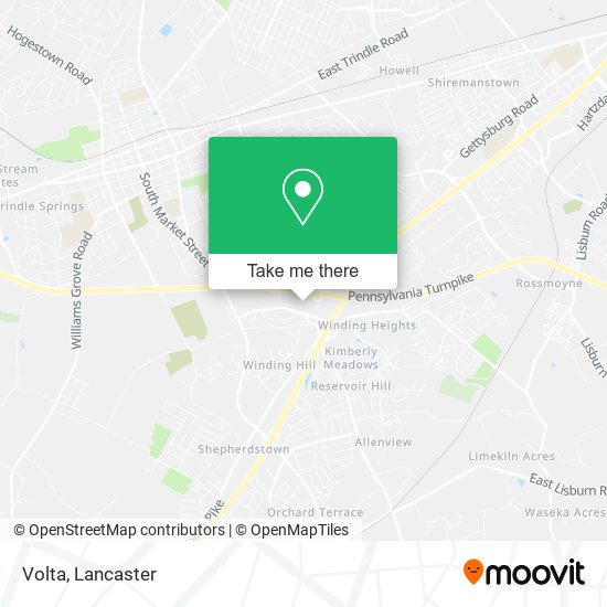 Mapa de Volta