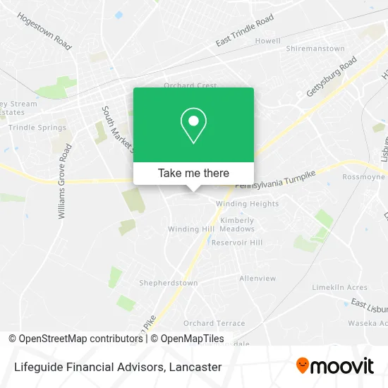 Lifeguide Financial Advisors map