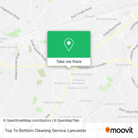 Top To Bottom Cleaning Service map