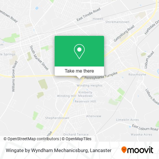 Mapa de Wingate by Wyndham Mechanicsburg