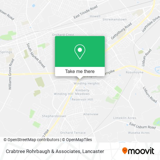 Crabtree Rohrbaugh & Associates map