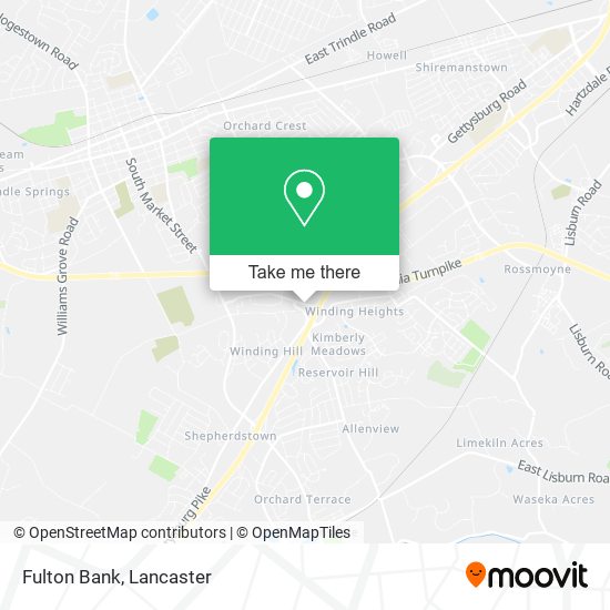 Mapa de Fulton Bank