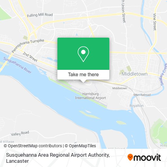 Mapa de Susquehanna Area Regional Airport Authority