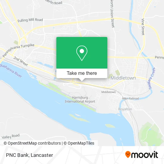 PNC Bank map