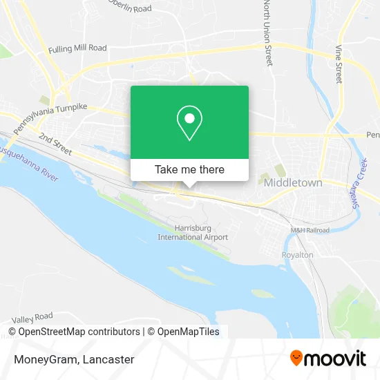 MoneyGram map
