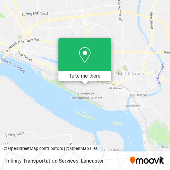 Infinity Transportation Services map