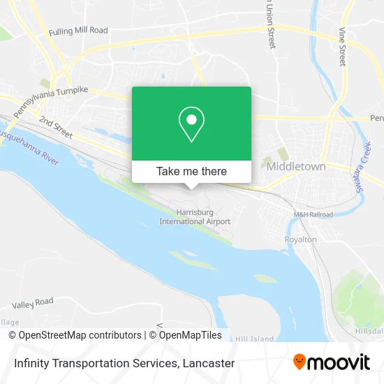 Infinity Transportation Services map