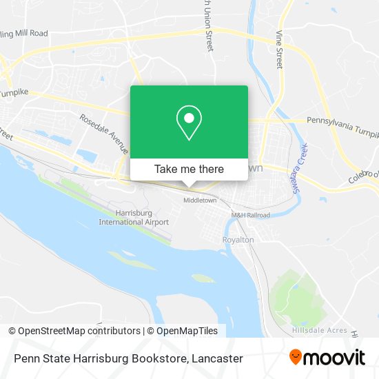Penn State Harrisburg Bookstore map