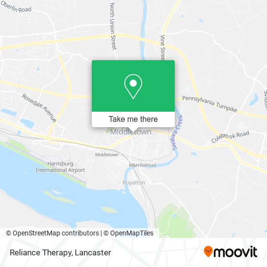 Reliance Therapy map