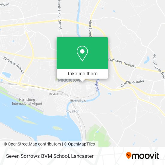 Seven Sorrows BVM School map