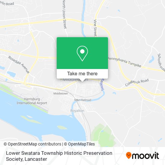 Lower Swatara Township Historic Preservation Society map