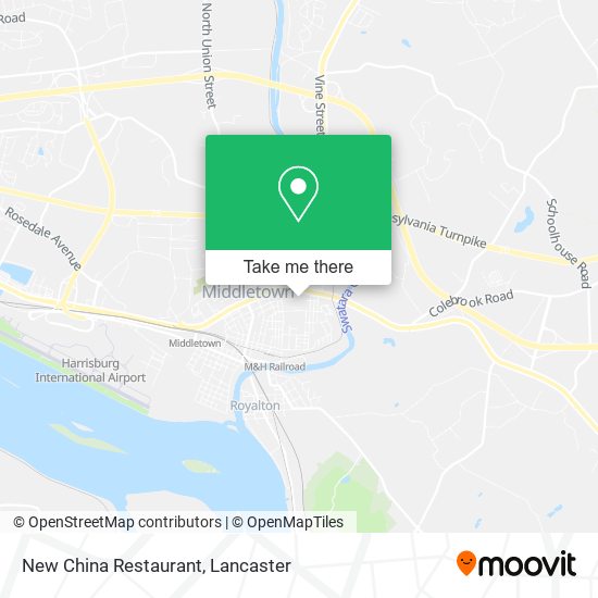 Mapa de New China Restaurant