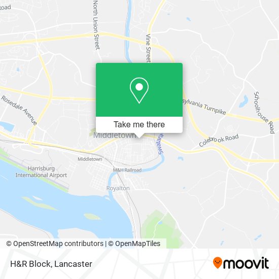 Mapa de H&R Block