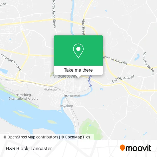 H&R Block map