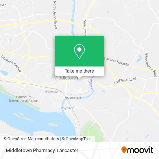 Mapa de Middletown Pharmacy