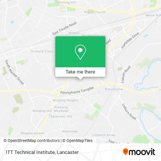 Mapa de ITT Technical Institute