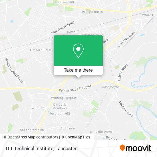 ITT Technical Institute map