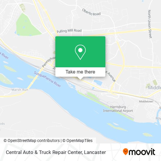 Central Auto & Truck Repair Center map