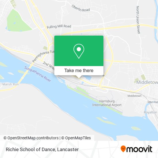Richie School of Dance map