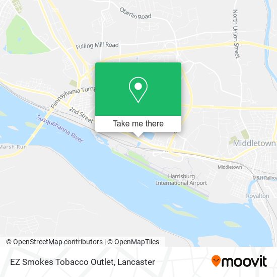 EZ Smokes Tobacco Outlet map