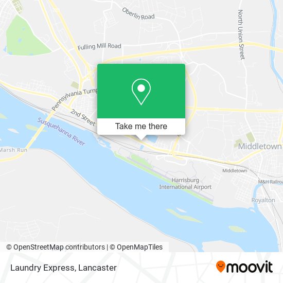 Laundry Express map