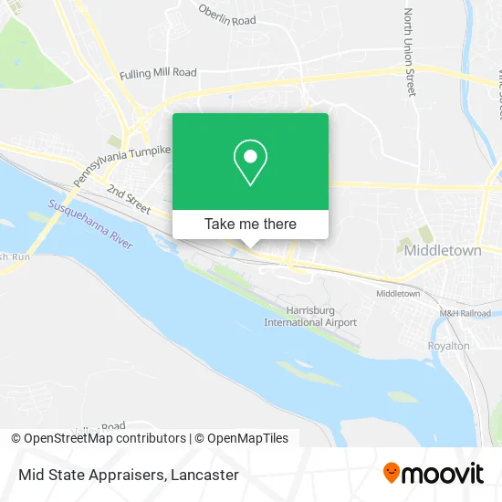 Mid State Appraisers map