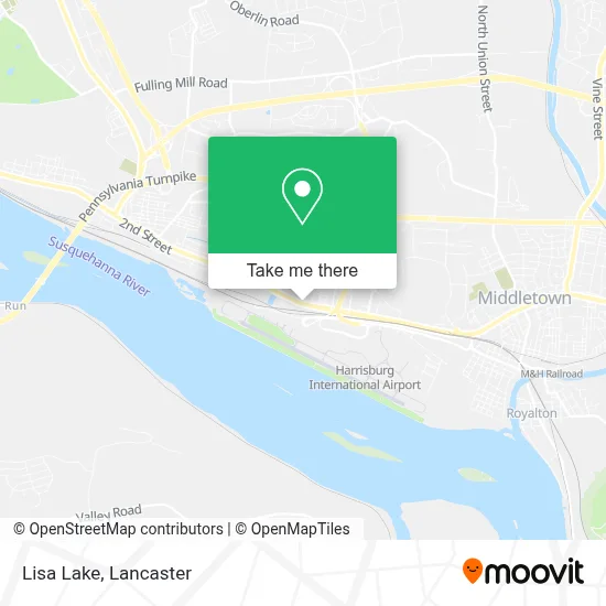 Lisa Lake map