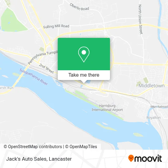 Jack's Auto Sales map