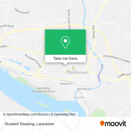 Student Housing map