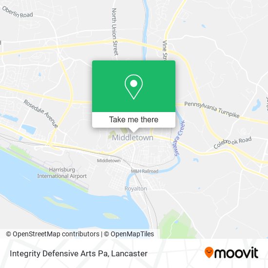 Integrity Defensive Arts Pa map
