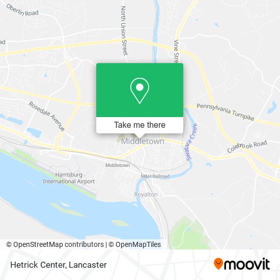 Hetrick Center map