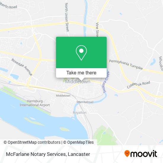 McFarlane Notary Services map