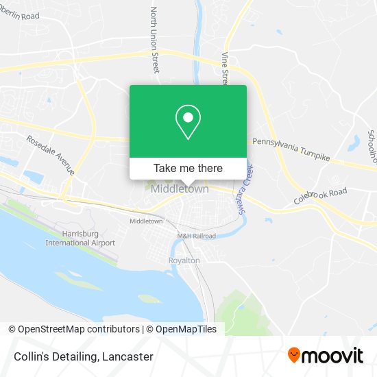 Collin's Detailing map