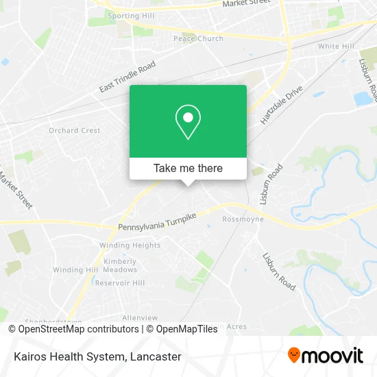 Kairos Health System map