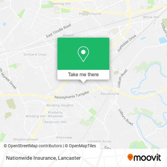 Nationwide Insurance map