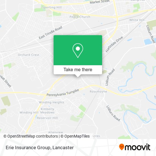 Mapa de Erie Insurance Group