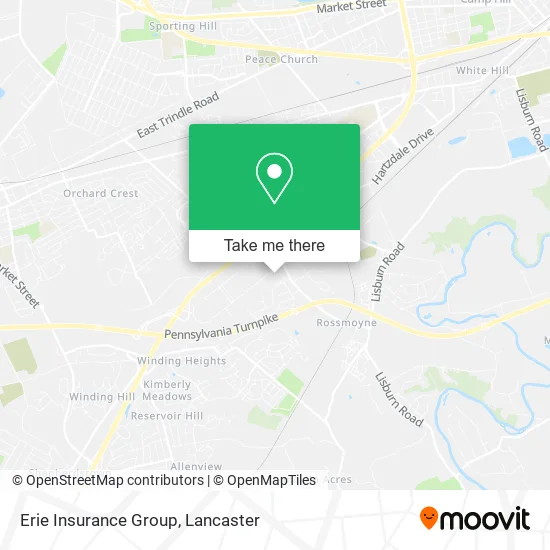 Erie Insurance Group map