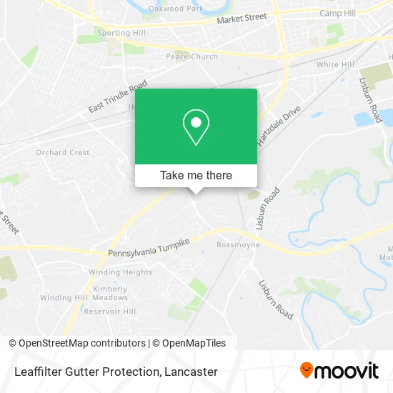 Leaffilter Gutter Protection map