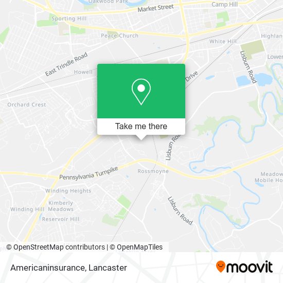 Americaninsurance map