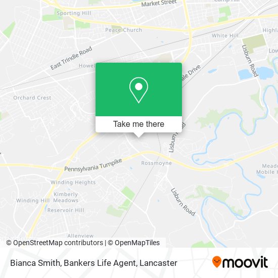 Bianca Smith, Bankers Life Agent map