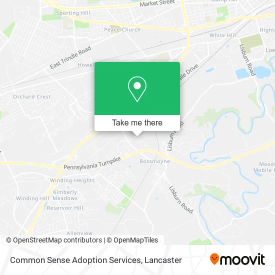 Common Sense Adoption Services map