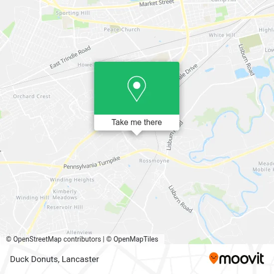 Duck Donuts map