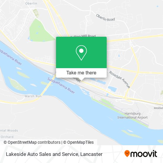 Lakeside Auto Sales and Service map