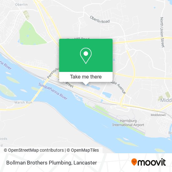 Bollman Brothers Plumbing map