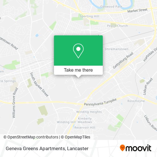 Geneva Greens Apartments map