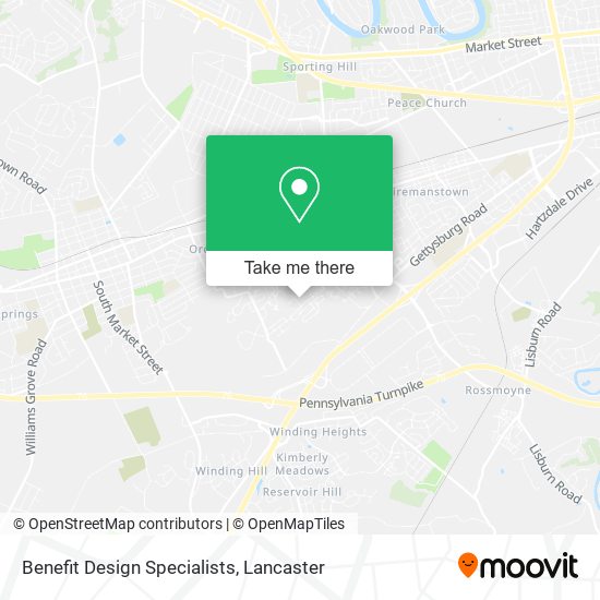 Benefit Design Specialists map