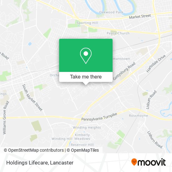 Holdings Lifecare map