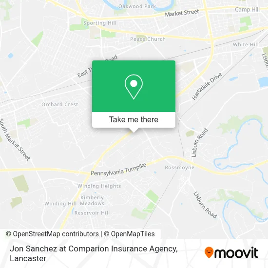 Jon Sanchez at Comparion Insurance Agency map