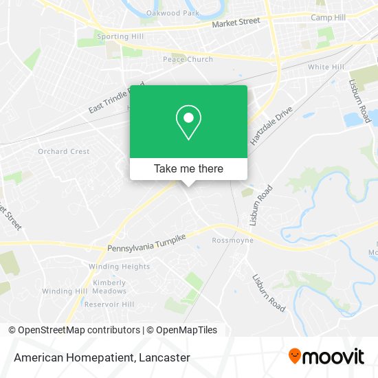 American Homepatient map
