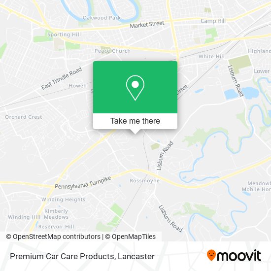 Mapa de Premium Car Care Products